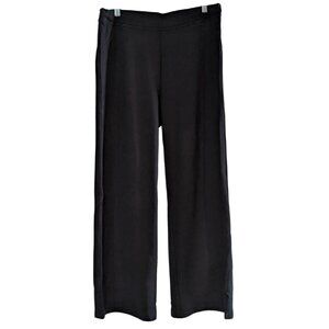 Roaman's Women's Knit Stretch Pull On Pants, Black, Plus Size 16W, Straight Leg